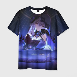 Мужская футболка 3D Honkai Star Rail Black Swan