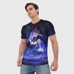 Мужская футболка 3D Honkai Star Rail Black Swan - фото 2