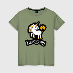 Lepricorn – Женская футболка хлопок с принтом купить со скидкой в -20%