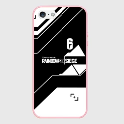 Чехол для iPhone 5/5S матовый Rainbow six geometry