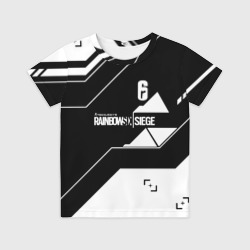 Детская футболка 3D Rainbow six geometry