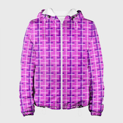 Фиолетовые полосы – Куртка с принтом купить со скидкой в -10%