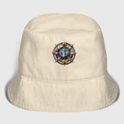 Женская панама хлопок Морской якорь в спасательном круге