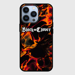 Чехол для iPhone 13 Pro Black Clover red lava