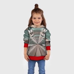 Детская толстовка 3D Траволатор на станции метро Спортивная в Петербурге - фото 2