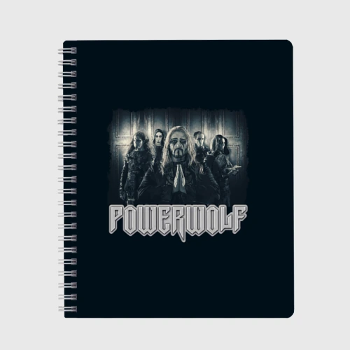 Тетрадь Powerwolf band grey
