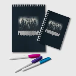 Блокнот Powerwolf band grey