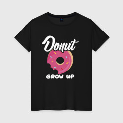 Grow up donut – Футболка из хлопка с принтом купить со скидкой в -20%