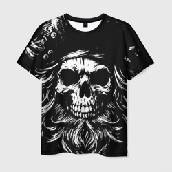 Череп пирата – Мужская футболка 3D с принтом купить со скидкой в -26%