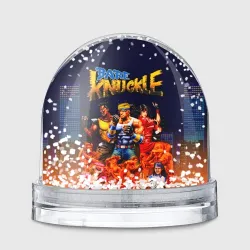 Игрушка Снежный шар Bare knuckle - streets of rage     