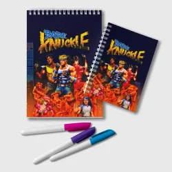 Блокнот Bare knuckle - streets of rage     