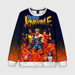 Детский свитшот 3D Bare knuckle - streets of rage     