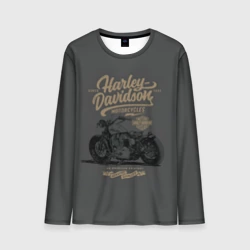 Мужской лонгслив 3D Винтажный Харлей
