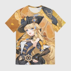 Мужская футболка 3D Navia Genshin Impact