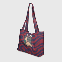 Пляжная сумка 3D Правая рука Шиничи - Паразит: Учение о жизни - фото 2