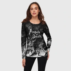 Женский лонгслив 3D Angels of Death black graphite - фото 2