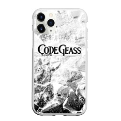Чехол для iPhone 11 Pro Max матовый Code Geass white graphite