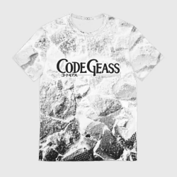 Мужская футболка 3D Code Geass white graphite