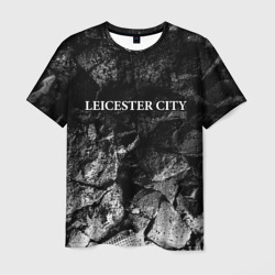 Leicester City black graphite – Мужская футболка 3D с принтом купить со скидкой в -26%
