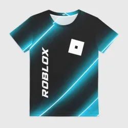 Женская футболка 3D Roblox неоновые лампы