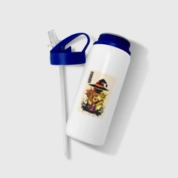 Бутылка для воды с трубочкой Этот замечательный мир Мэгумин - фото 2