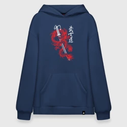 Худи SuperOversize хлопок Кодекс самурая - путь воина