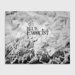 Плед 3D Blue Exorcist white graphite