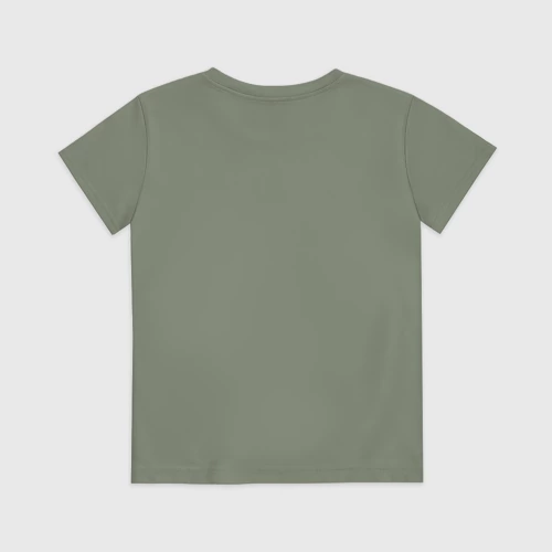 Детская футболка хлопок с принтом Забавная лягушка со стаканчиком кофе на скейтборде, вид сзади #1