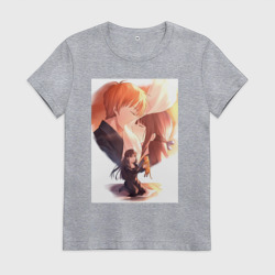 Женская футболка хлопок Корзинка фруктов Тору Хонда