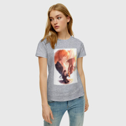 Женская футболка хлопок Корзинка фруктов Тору Хонда - фото 2