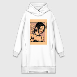 Платье-худи хлопок Нана Осаки Вокалистка панк-группы Black Stones