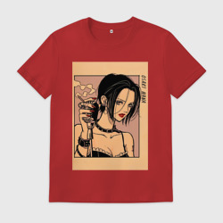 Мужская футболка хлопок Нана Осаки Вокалистка панк-группы Black Stones