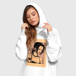 Платье-худи хлопок Нана Осаки Вокалистка панк-группы Black Stones - фото 2