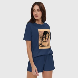 Женская пижама с шортиками хлопок Нана Осаки Вокалистка панк-группы Black Stones - фото 2