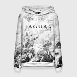 Женская толстовка 3D Jaguar white graphite