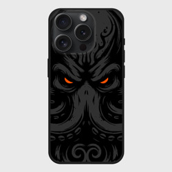 Чехол силиконовый для Apple iPhone 15 Pro матовый Иллитид иллюстрация