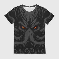 Женская футболка 3D Иллитид иллюстрация