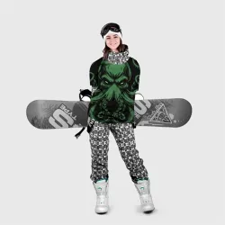 Накидка на куртку 3D Ктулху иллюстрация - фото 2