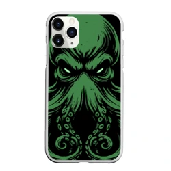 Чехол для iPhone 11 Pro Max матовый Ктулху иллюстрация