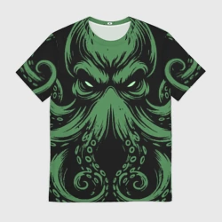 Мужская футболка 3D Ктулху иллюстрация