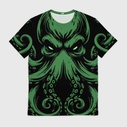 Мужская футболка 3D Ктулху иллюстрация
