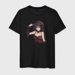Мужская футболка хлопок Куруми Такисаки Date A Live