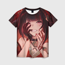 Женская футболка 3D Honkai Star Rail Sparkle smile