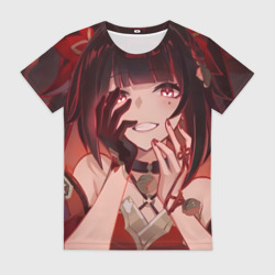 Женская футболка 3D Honkai Star Rail Sparkle smile