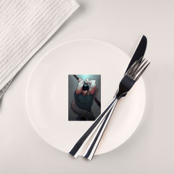 Тарелка Магическая битва Тодзи Фусигуро мечник