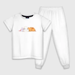 Детская пижама хлопок Корзинка фруктов Кё Сома кот