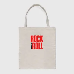 Шоппер BioNature Rock and roll typography