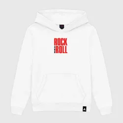 Мужская толстовка хлопок Rock and roll typography