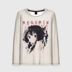 Женский лонгслив 3D Megumin best waifu