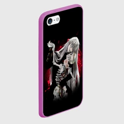 Чехол для iPhone 5/5S матовый Темный дворецкий Гробовщик танцует со скелетом - фото 2